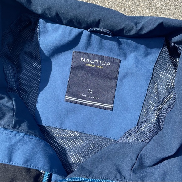 Nautica Blue and Black Full-zip Jacket - size M - Picture 3 of 8